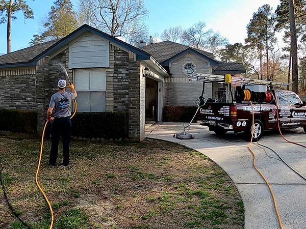Soft Washing in Spring, TX